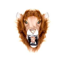 Korbi Profesionální latexová maska Lion, lví hlava
