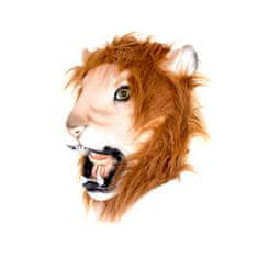 Korbi Profesionální latexová maska Lion, lví hlava