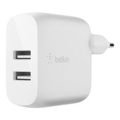 Belkin BoostCharge síťový adaptér 2x USB, 24W
