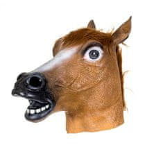 Korbi Profesionální latexová maska Horse, horse head
