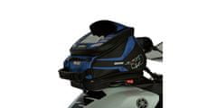Oxford tankbag na motocykl Q4R QR, OXFORD (černý/modrý, s rychloupínacím systémem na víčka nádrže, objem 4 l) OL292