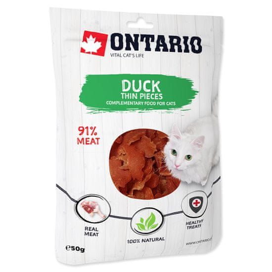 Ontario Pochoutka kachní tenké plátky 50 g