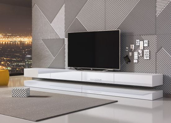 3E 3xE living.com Moderní TV stolek Sajna v různých barvách