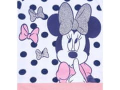 Disney Bílé a růžové puntíkované rampy s obrázkem Minnie Mouse DISNEY 0-3 m 62 cm