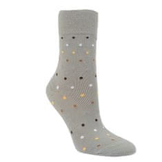 RS dámské bambusové zdravotní barevné puntíkované ponožky bez gumiček 1202022 4-pack, 35-38