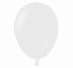 GoDan Vodní balónky bílé 100ks 12cm