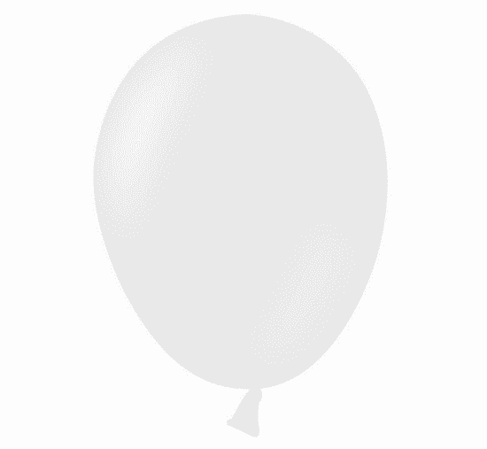 GoDan Vodní balónky bílé 100ks 12cm