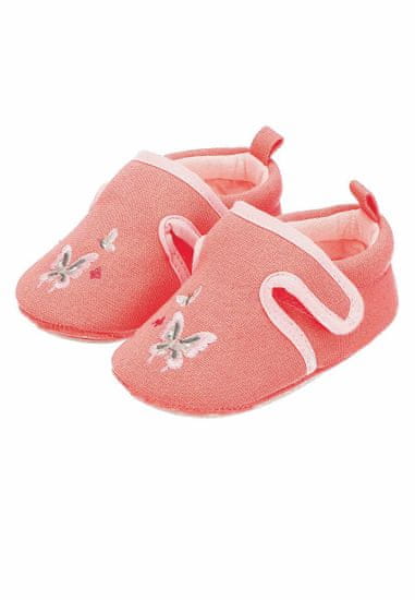 Sterntaler botičky baby dívčí, plátěné, růžové, motýlci 2302264, 16