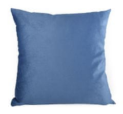 My Best Home Dekorační polštář s výplní BRUNO 60x60 cm VELVET modrá Mybesthome
