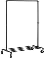 Artenat Pojízdný stojan Alan, 136 cm, černá
