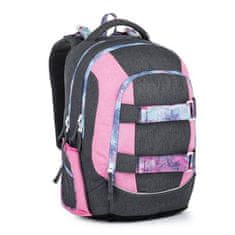 Bagmaster Studentský batoh v setu Růžový 2 díly