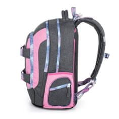 Bagmaster Studentský batoh v setu Růžový 2 díly