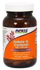 NOW Foods I3C (Indol-3-karbinol) s extraktem lněných lignanů, 60 rostlinných kapslí