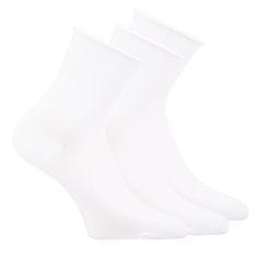 RS dámské zdravotní hladké ponožky bez gumiček a lemu 34159 3-pack, bílá, 35-38