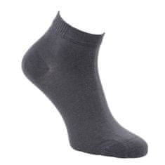 RS dámské jednobarevné letní kotníkové elastické ponožky, šedá, 39-42