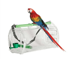 Parrotclub Přepravní klec pro papoušky Prepravka Acryl XXL Travel Cage