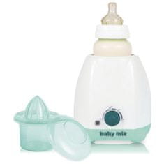 Baby Mix Elektrický ohřívač lahví a dětské stravy s příslušenstvím zelený