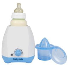 Baby Mix Elektrický ohřívač lahví a dětské stravy s příslušenstvím modrý