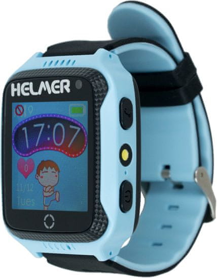 Helmer LK 707 dětské hodinky s GPS lokátorem s možností volání, fotoaparátem, modré