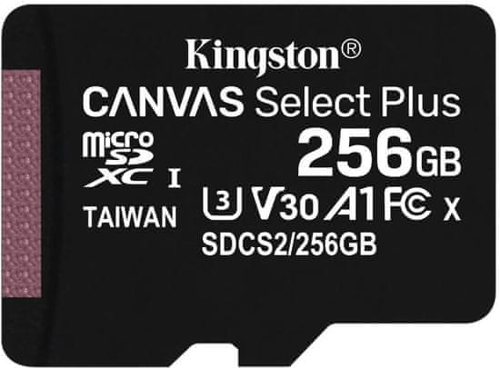 Kingston Micro SDXC Canvas Select Plus 100R 256GB 100MB/s UHS-I (SDCS2/256GBSP)