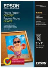 Epson Photo Paper Glossy, 13x18 cm, 50 listů, 200g/m2, lesklý (C13S042545)