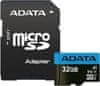 Micro SDHC Premier 32GB 85MB/s UHS-I A1 + SD adaptér (AUSDH32GUICL10A1-RA1)