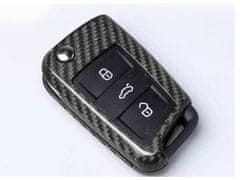 Escape6 karbonové pouzdro na klíč pro VW/Seat/Škoda novější generace, s vystřelovacím klíčem, barva černá