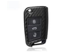 Escape6 karbonové pouzdro na klíč pro VW/Seat/Škoda novější generace, s vystřelovacím klíčem, barva černá