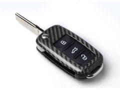 Escape6 karbonové pouzdro na klíč pro VW/Škoda s vystřelovacím klíčem, barva černá