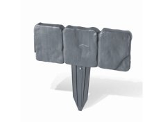 IGLACO Plastový obrubník - palisáda STONE antracit 2,5m x 10 cm