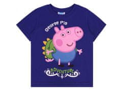sarcia.eu Georgeovo fialové tričko s potiskem - Prasátko Peppa 4 lata 104 cm
