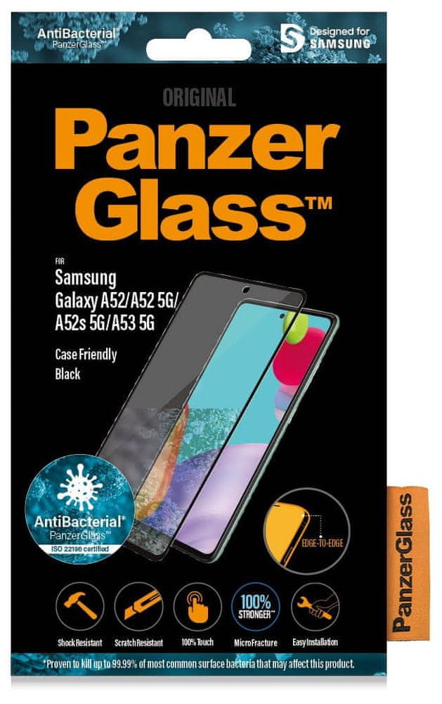 Levně PanzerGlass Samsung Galaxy A52/A52 5G/A52s 5G/A53 5G (7253), černá