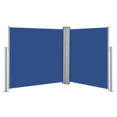 shumee Zatahovací boční markýza / zástěna modrá 120 x 600 cm