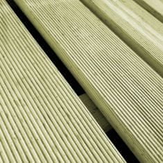 Petromila 12 ks terasové dlaždice 50 x 50 cm dřevo zelené
