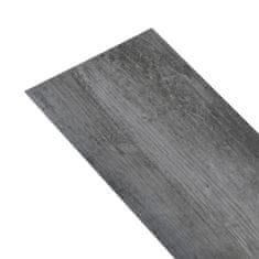 Vidaxl Podlahová krytina PVC 4,46 m2 3 mm lesklá šedá