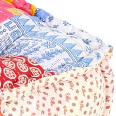 shumee Modulární pouf patchwork textil