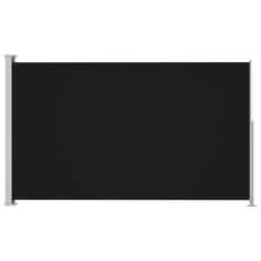 Greatstore Zatahovací boční markýza 180 x 300 cm černá