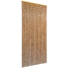 shumee vidaXL Bambusová záclona, dveřní záclona 90x200 cm