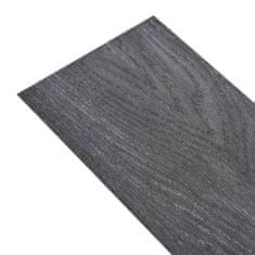 Greatstore Samolepící podlahová krytina PVC 5,02 m2 2 mm černobílá