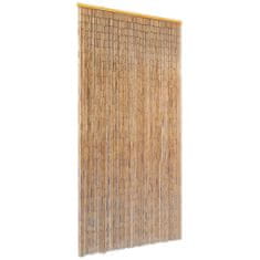Vidaxl Dveřní závěs proti hmyzu, bambus, 90x220 cm
