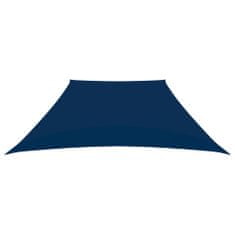 Vidaxl Stínící plachta oxfordská látka lichoběžníková 4/5 x 3 m modrá