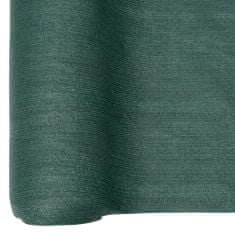 Vidaxl Stínící tkanina zelená 1,5 x 25 m HDPE 195 g/m2