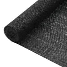 Vidaxl Stínící tkanina černá 3,6 x 50 m HDPE 75 g/m2