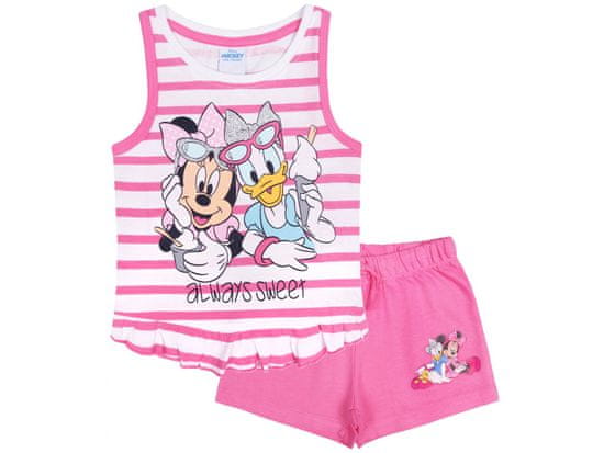 sarcia.eu Růžová košilka a krátké šortky Minnie a Daisy Mouse 3 lata 98 cm