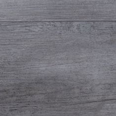 Vidaxl Podlahová krytina PVC 5,02 m² 2 mm samolepicí matné šedé dřevo