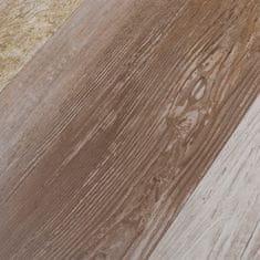 Vidaxl Samolepicí podlahová krytina PVC 5,21 m2 2 mm bělené dřevo
