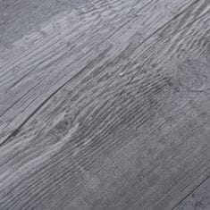Vidaxl Samolepicí podlahová krytina PVC 5,21 m2 2 mm matné šedé dřevo