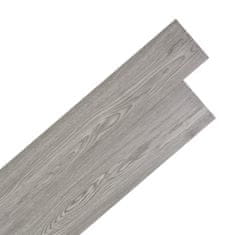 Vidaxl Samolepicí podlahová krytina PVC 5,21 m2 2 mm tmavě šedá