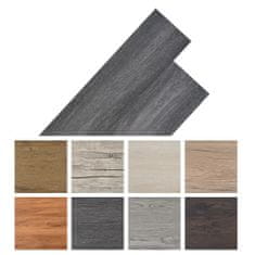 shumee Samolepící podlahová krytina PVC 5,21 m2 2 mm černá a bílá