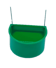 Nobby Plastová miska půlkruh zelená M